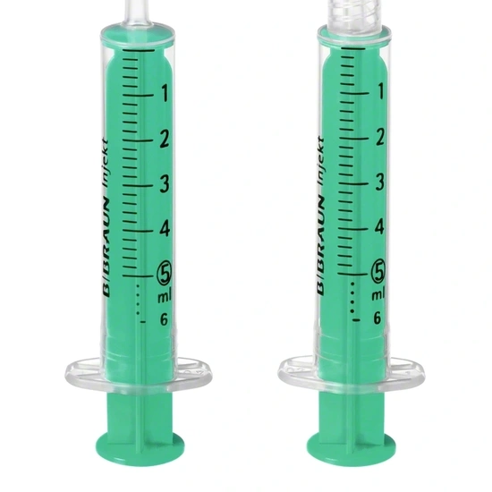 Injekt kétrészes fecskendő, Luer-lock csatlakozással, 20 ml