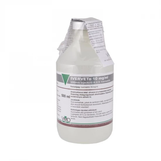 Iverveto 10 mg/ml injekció 500 ml