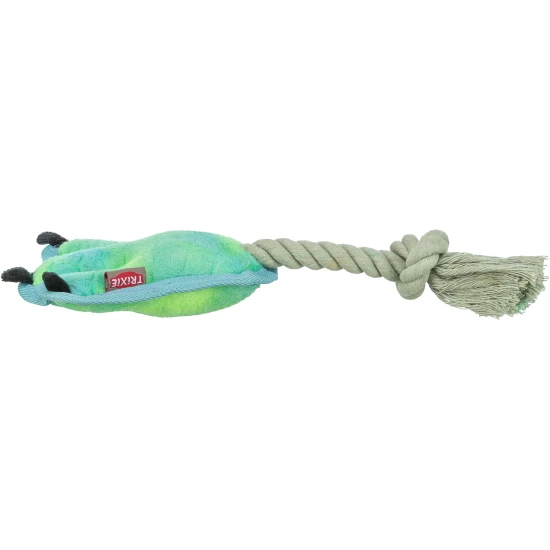 Trixie Játék Állatmancs kötéllel, plüss, 22 cm