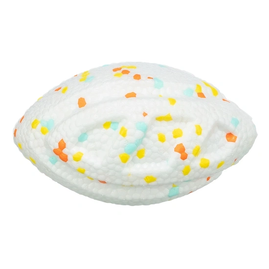 .Játék Light & Strong, rugby labda, EPS, 12,5 cm, fehér/többszínű