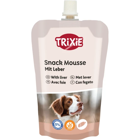 Trixie Jutalomfalat Snack mousse májjal, 200 g
