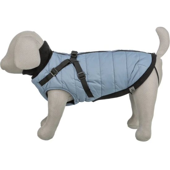 Trixie Kabát Pontis XXS 24cm, Kék-szürke