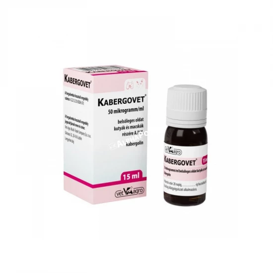 Kabergovet 50 µg/ml 15 ml belsőleges oldat kutyák és macskák részére A.U.V.