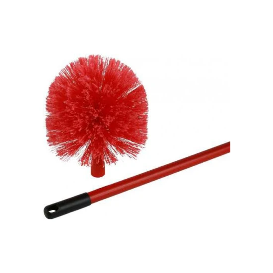 Kefa pókhálózó kefe kerek + teleszkópos nyél