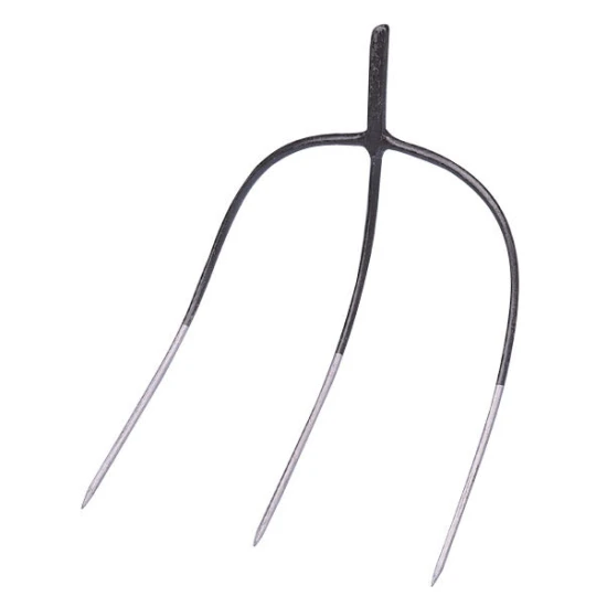 KERBL 3 ágú villa acél 30 x 30 cm