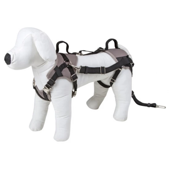 KERBL Biztonsági hám kutyáknak Travel Protect, szürke L