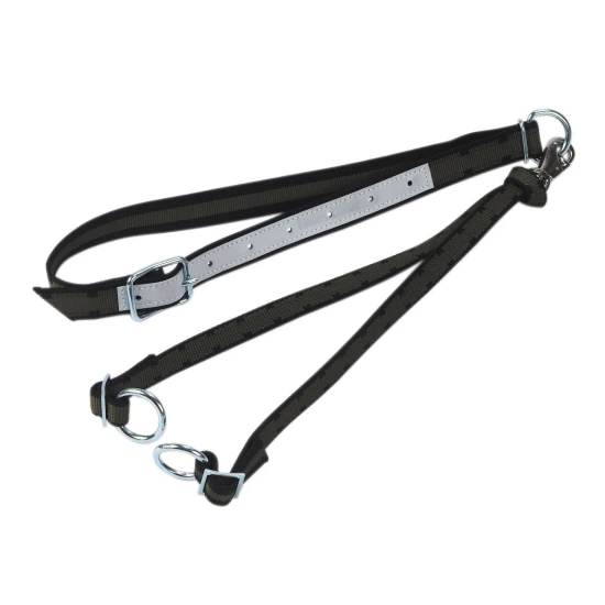 KERBL Bőr nyakpánt dupla hevederrel