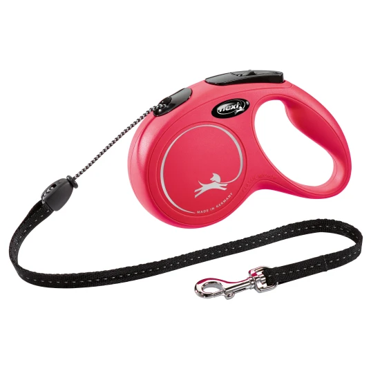 KERBL Flexi póráz Classic M, 5m, 20 kg-ig, piros