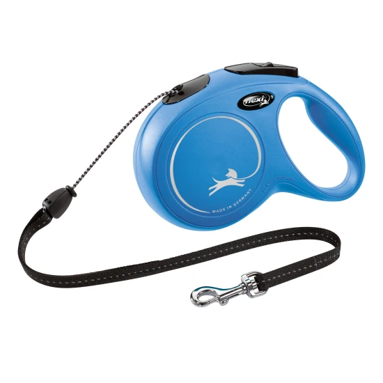 KERBL Flexi póráz Classic M, 8m, 20 kg-ig, kék