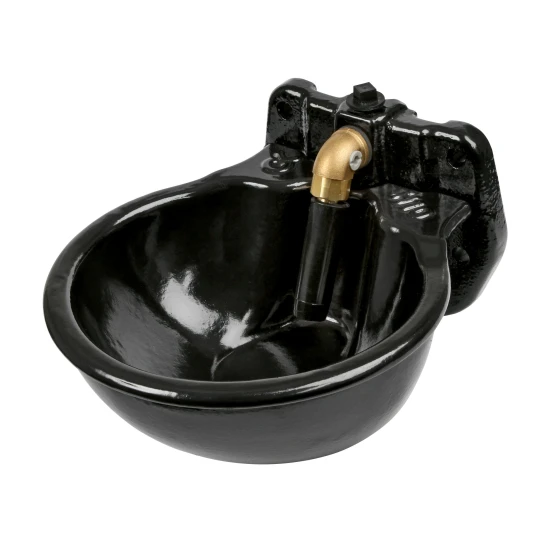 KERBL Csőszelepes, fűthető, öntöttvas itató H10, 24V, 50W