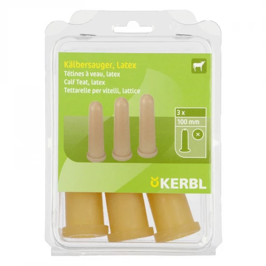 KERBL Cumi Borjú Latex Sárga 10cm