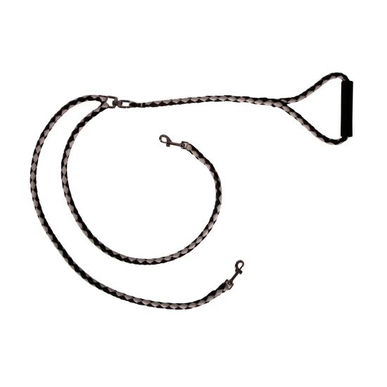 KERBL Dupla póráz, 12mmx140 cm, fekete