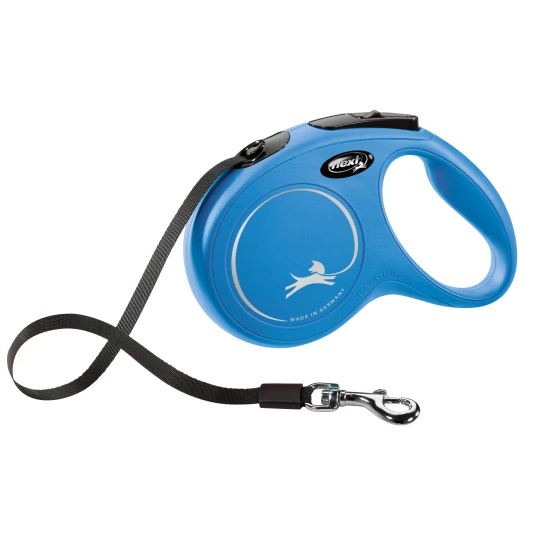 KERBL Flexi póráz New Classic M, 5m, 25kg-ig, kék