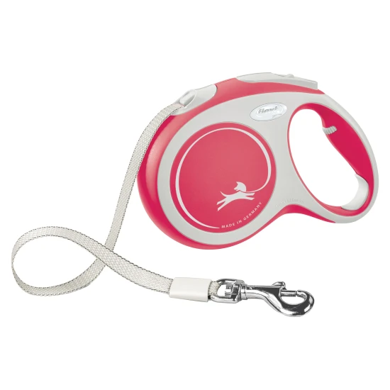 KERBL Flexi NEON póráz L, 5m, 60kg-ig, piros