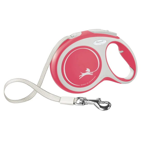 KERBL Flexi NEON póráz L, 8m, 50kg-ig, piros