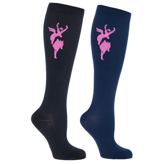 KERBL Janne, Kompressziós zokni, fekete/sötét, 34-36