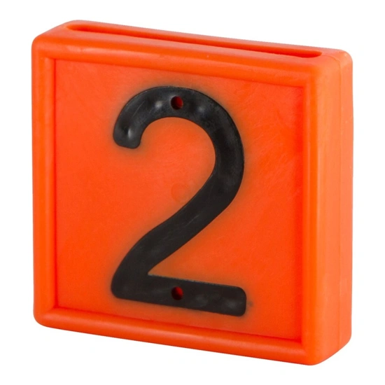 KERBL Jelölőszám 10db/csomag, narancssárga, 2