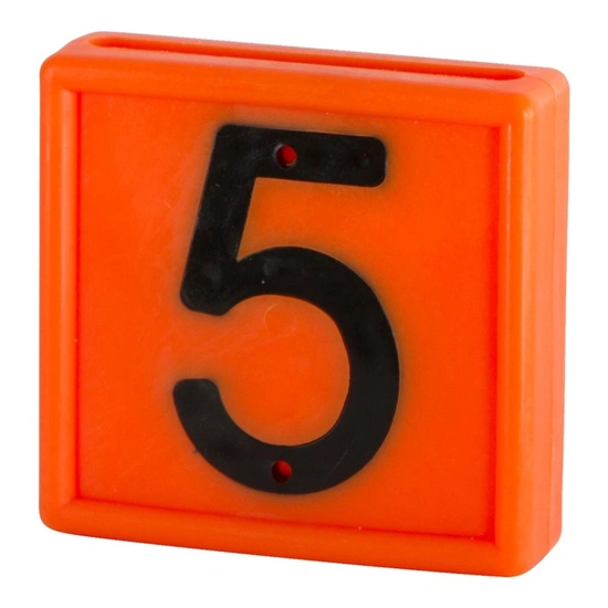 KERBL Jelölőszám 10db/csomag, narancssárga, 5