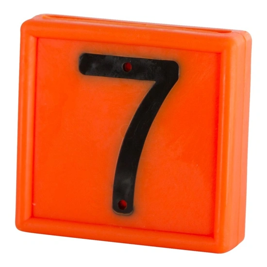KERBL Jelölőszám 10db/csomag, narancssárga, 7