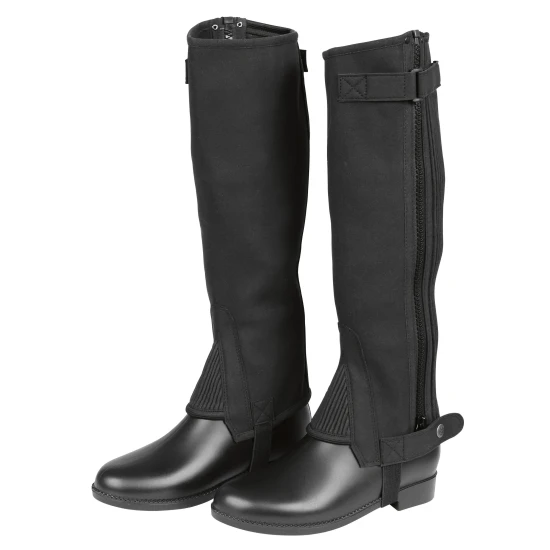 KERBL Minichaps Classic gyermek lábszárvédő, fekete, 152 - 1 pár