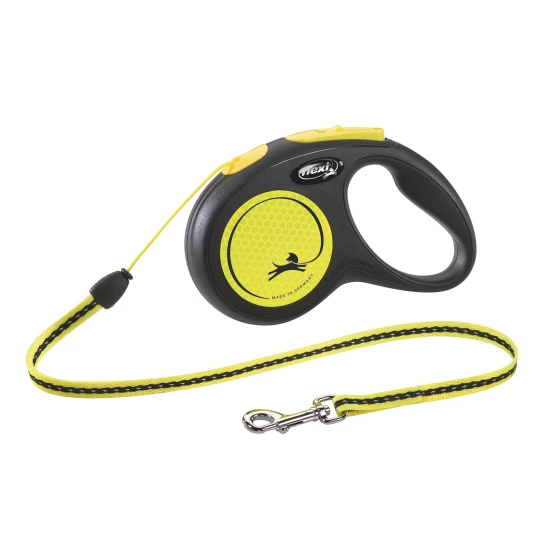 KERBL Flexi póráz New Classic S, 5m, 12kg-ig, neon