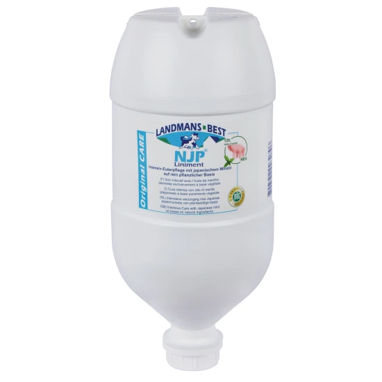 KERBL NJP tőgyápoló japánmentás 2,5 l, adagoló flakonos