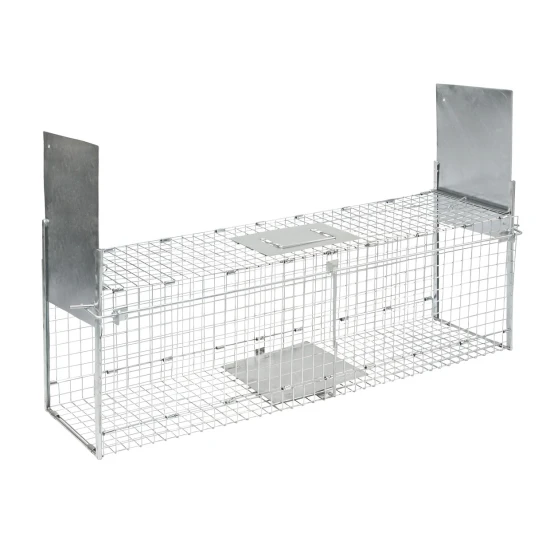 KERBL Összecsukható élvefogó, ezüst 100x26x32 cm