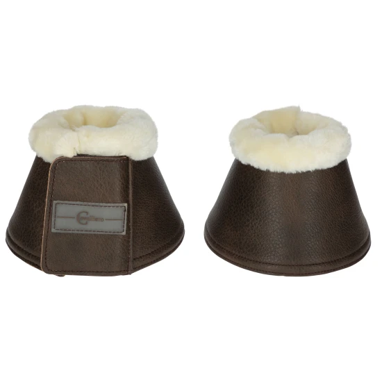 KERBL Pelisa műszőrmés pataharang, sötétbarna full, L