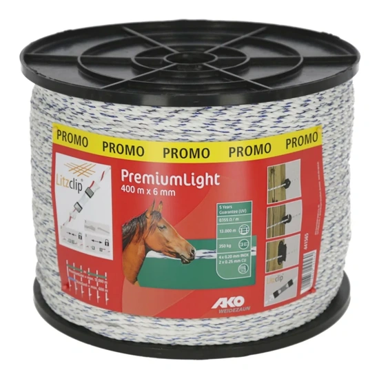 KERBL Premium Light villanypásztor vezeték 400 m, 6 mm