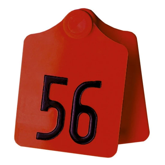 KERBL Primaflex krotália 2 sorszámozott - komplett (25 db/cs) 61x45 mm