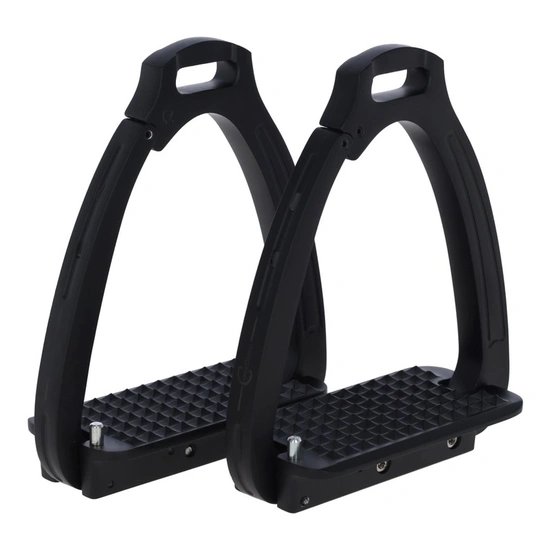KERBL Secure biztonsági kengyel, fekete, 12cm