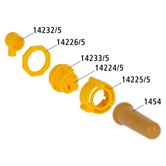 KERBL Szeleptest higiénikus szelephez, 5 db/cs