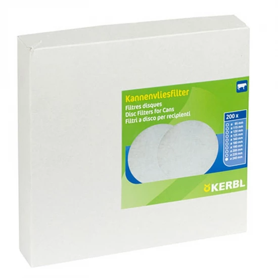 KERBL Tejszűrő Korong 240 Mm 200 Db