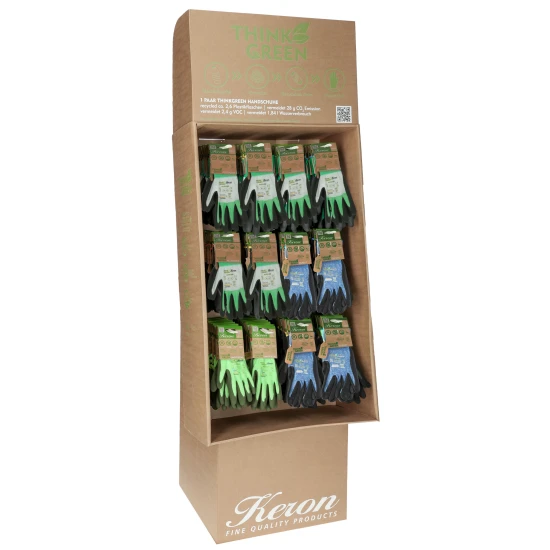 KERBL Thinkgreen kesztyű display 12x12 pár