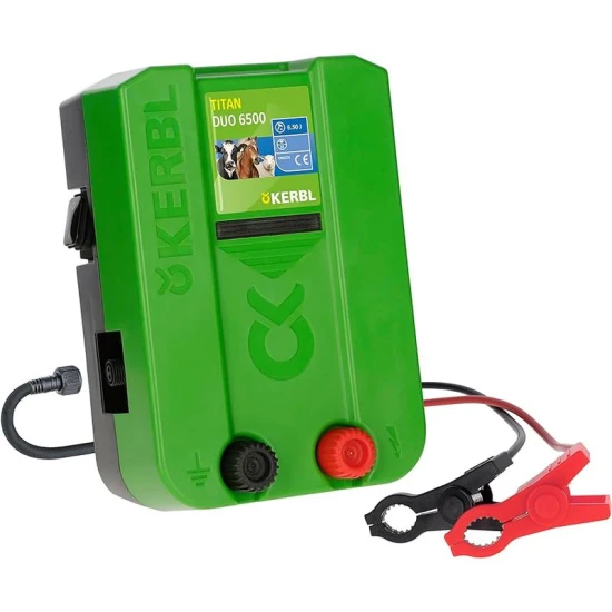 KERBL TITAN DUO 6500, 12 V-os villanypásztor készülék