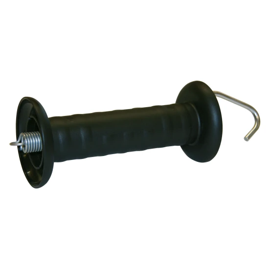 KERBL Villanypásztor Szigetelő Rugós Kapufogó Vezetékhez Fekete