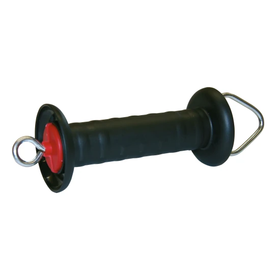 KERBL Villanypásztor Szigetelő Rugós Kapufogó Vezetékhez Fekete Zárt