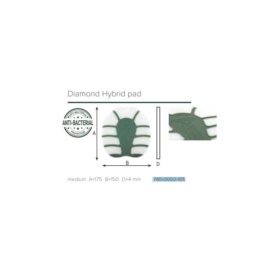 KERCKHAERT Diamond patkóalátét HYBRID Medium