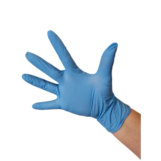 Kesztyű Eh Nitril púdermentes S-es méret kék 3,5g Guarder 100 db