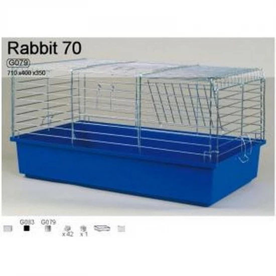 Ketrec Rabbit 70 Krómozott 71x40x35cm