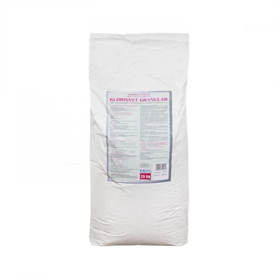Klorinvet Granular 500 mg/g gyógypremix sertések és pulykák részére A.U.V. 25 kg