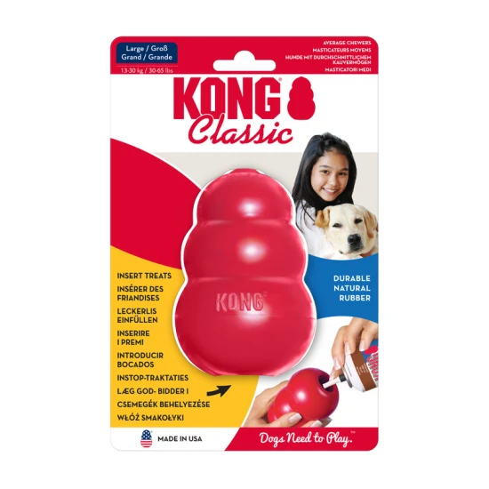 KONG Classic Harang Piros Kutyajáték L KONG Classic Harang Piros Kutyajáték L