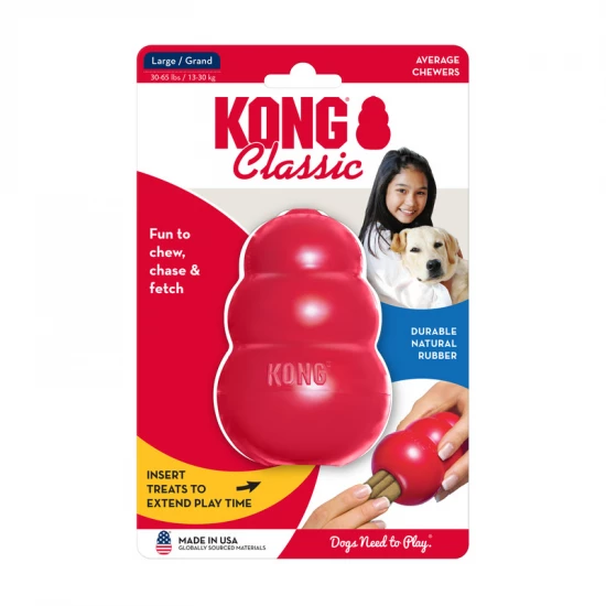KONG Classic Harang Piros Kutyajáték L KONG Classic Harang Piros Kutyajáték L