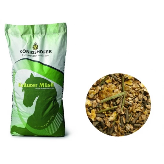 Königshofer Krauter gyógynövényes lómüzli (20 kg)