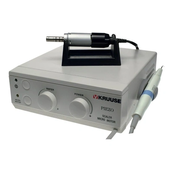 KRUUSE ART-SP2 Piezo mérőműszer és mikromotor