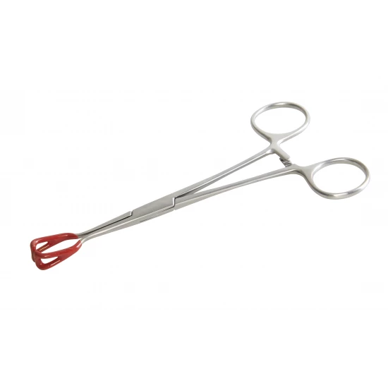 Kruuse lip retractor with coated jaws