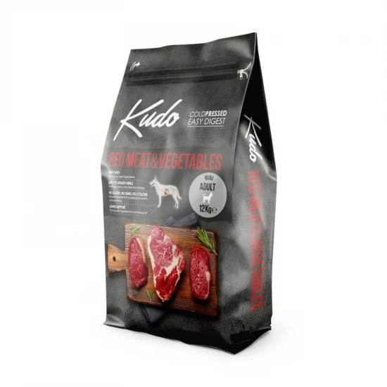 Kudo Low Grain Adult Red Meat/Vegetables Mini száraz kutyatáp vörös hús, zöldség 12kg