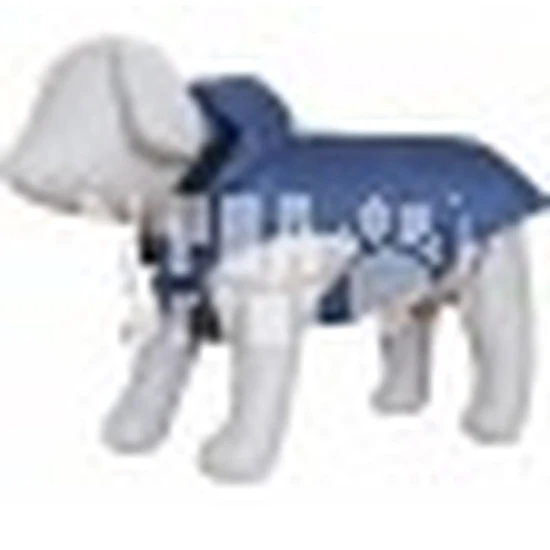 Kutyaruha Bélelt Vizlepergetős, Patentos, Kapucnis S 33cm Szürke