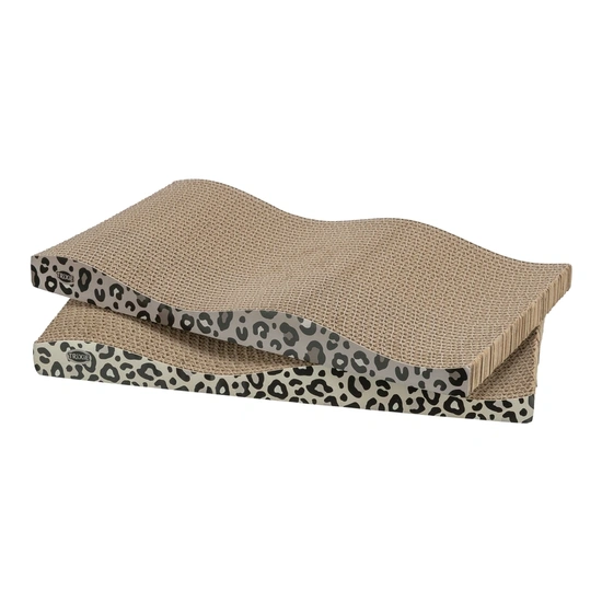 Leo kaparódeszka, 44 × 6 × 25 cm, 2 db, barna/krémszínű