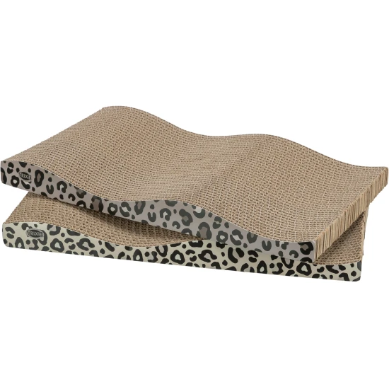 Leo kaparódeszka, 44 × 6 × 25 cm, 2 db, barna/krémszínű